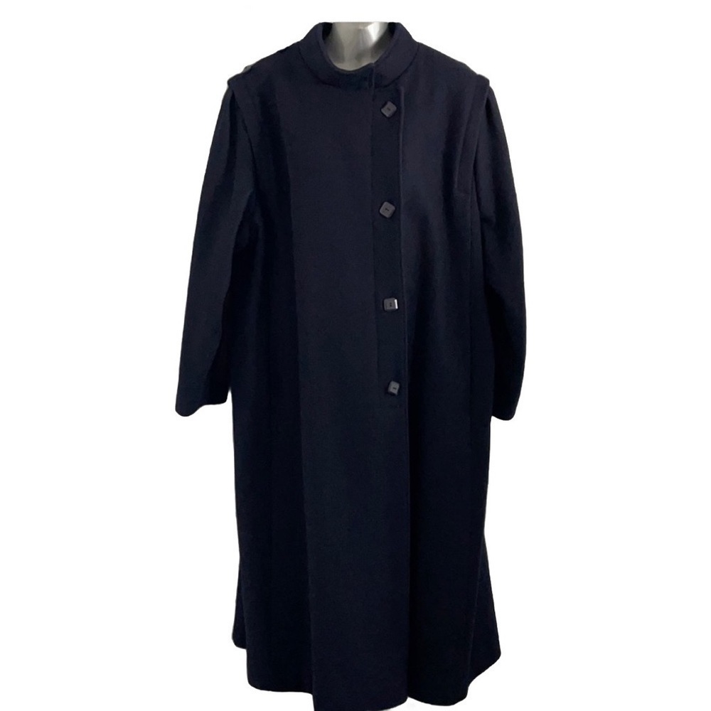 Vintage Wool Balimel Maxi Winter Coat Dry Cleaned